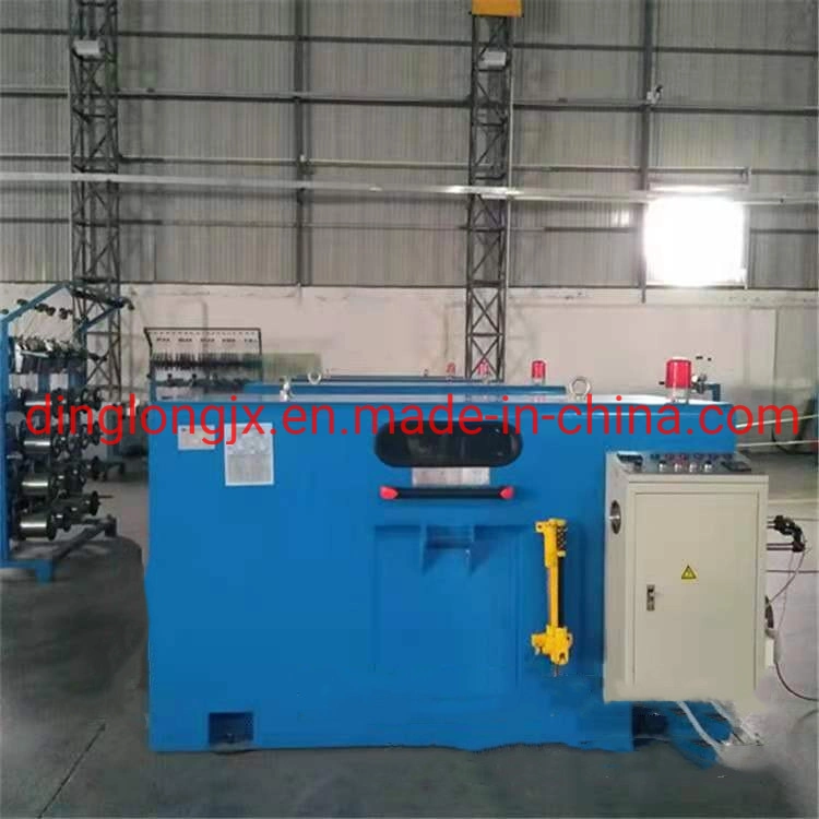 Plastic Cable Copper Wire Cable Bunching Single / Double Stranding Machine