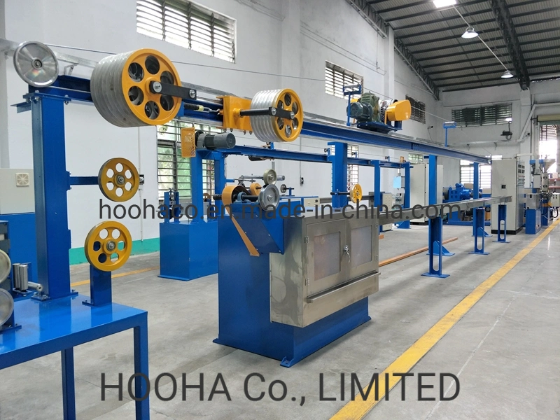 Single Core High Speed PVC/PE/PP Extruder Insulated Wire Sheathing Extrusion Machine