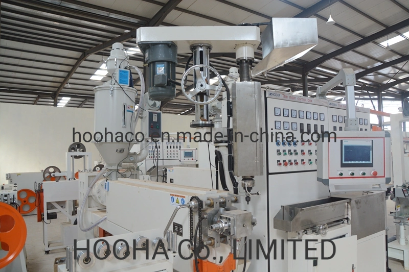 Single Core High Speed PVC/PE/PP Extruder Insulated Wire Sheathing Extrusion Machine