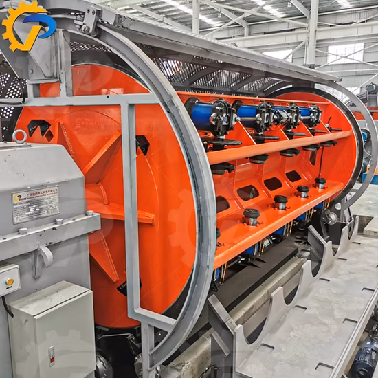 Verseilmaschine für blanke Kabel mit starrem Rahmen