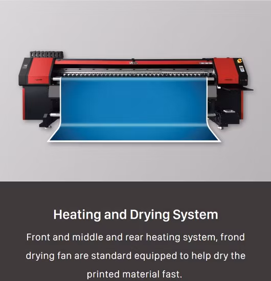 China Hochgeschwindigkeits- und Auflösungs-10-Fuß-Eco-Solvent-Tintendrucker mit Aufwickelsystem